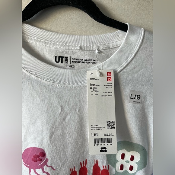 NWT Uniqlo X SpongeBob SquarePants Cactus Plant Flea Market T-Shirt - Picture 4 of 5